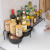 Factory Retractable Iron Kitchen Storage Rack Cupboard Dish Rack Kitchenware Draining Storage Rack Seasoning Bottle Shelf