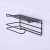 Creative Toilet Iron Roll Paper Towel Holder Nail-Free Wall Mounted Type Toilet Roll Paper Storage Rack