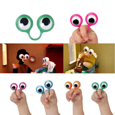 Novelty toy plastic gift small toy finger big eye ring twist egg funny egg little toy gift