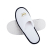 Hot sale disposable hotel room slippers with and sponge heels hotel slipper