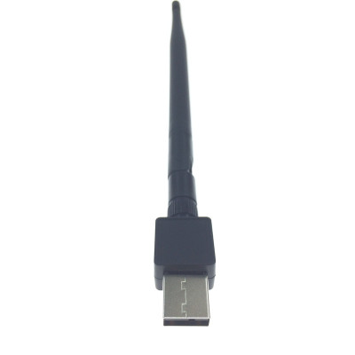 USB Wireless Network Card 5dB with Antenna 2DB Desktop Computer Laptop Home Wireless Router Receiving