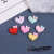 Resin accessories diy cartoon fruit flower odd bow hair clip rope hair clip clothing accessories accessories