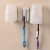 Creative round 304 stainless steel toothbrush holder wall-mounted viscose stainless steel toothbrush holder