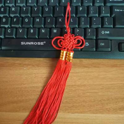 The factory directly supplies Chinese knot tassel photograph frame top and bottom knot pendant xiao accessories musical instrument pendant fan pendant