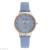New four-leaf grass embossed women's watch hot style leather band women's watch Swiss movement quartz watch customized