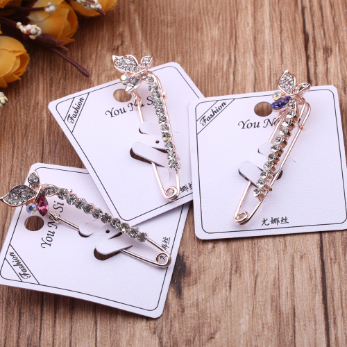 10 Far Away Jewelry Pin Fixed Clothes Corsage Cardigan Buckle Pin Sweater Accessories Anti-Exposure Brooch Female