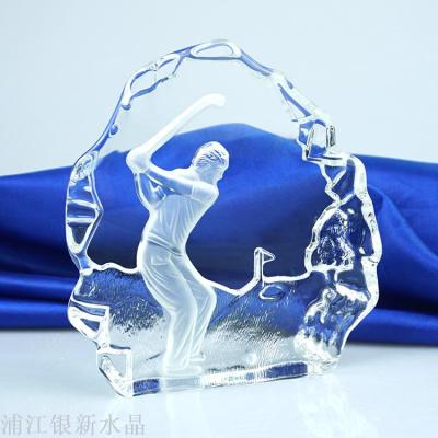 Cup and medal customized creative iceberg golf game award customized gift manufacturers