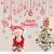 Christmas decoration transparent PVC Santa deer stickers