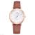 Lovers watch Korean fashion PU belt lovers watch ultra-thin simple lady casual quartz watch wholesale