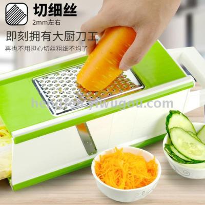Five-in-one grater multi-function grater household manual four-side grater vegetable cutter