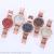 The new lady exquisite three-eye matching color joker band wrist watch