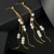 Hot style Korean version of long tassel personality simple pearl earrings wholesale