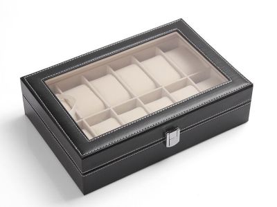 Currently Available Supply 12-Bit Watch Box Display Box Watch Storage Box Jewelry Display Box Wholesale and Retail