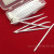 Middle and high grade planting toothpick plastic brush toothpick rod simple box