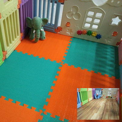Jietai carpet climbing mat crawling pad wood grain splice floor mat household moisture-proof mat foam floor mat baby mat