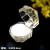 Qiyun transparent crystal box acrylic small octagonal ring box jewelry box manufacturers wholesale