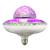 New led bluetooth music UFO stage light KTV bar ballroom acoustic control laser light crystal magic ball seven 