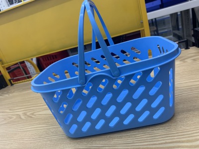 Mini supermarket basket plastic shopping basket