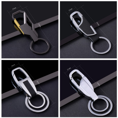 Creative Metal Simple Key Ring Men's Waist Hanging Car Key Chain High-End 4S Shop Activities Practical Gifts Wholesale