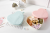 Nordic Style Plastic Heart-Shaped Girl Heart Bow Compartment Snack Box Dried Fruit Tray Candy Box Storage Box