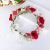 Korean bridal headdress garland sen nv hair band sweet rose flower head wreath photo studio vacation