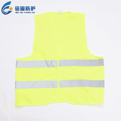 The ANSI standard reflective safety back flame retardant vest reflective clothing multi - functional reflective clothing fluorescent mesh vest jacket