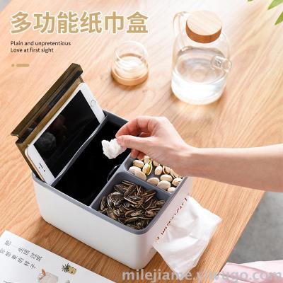 Douyin creative plastic paper box kitchen paper hygiene paper box functional tissue box