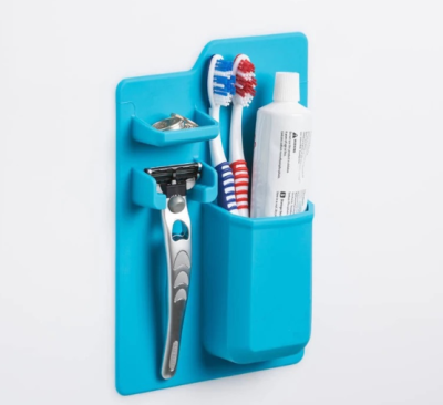 Non - stick, Non - perforating toothbrush storage box shaving tool holder, shaving tool holder