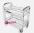 Hongxiang thickened stainless steel two-layer liquor car dining car hotel trolley restaurant service cart