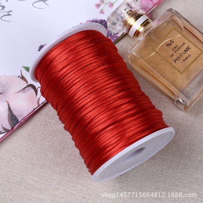 China knot rope rope red rope wholesale red line hand rope braided line diy manual line 5 100 meters