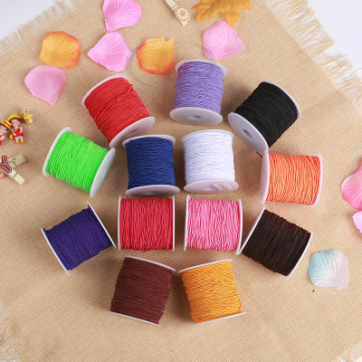 DIY string beads elastic rope core-coated Buddha bead string manual string elastic line hand string rubber band elastic line 1.0mm