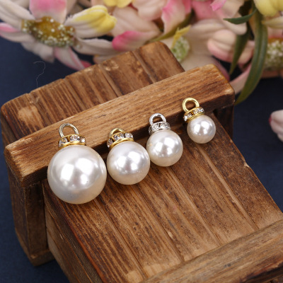 Pendant DIY earring mobile phone accessories pendant shoe clothing accessories beads hand-made ABS imitation pearl 8-25mm highlight pendant DIY earring mobile phone accessories pendant shoe clothing accessories beads