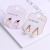 Korean style simple and easy titanium steel earrings lady fashion rose gold geometric earrings wholesale