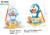 Luminous Year of the Rat Lantern 2020 New Year Portable Cartoon Flower Holder Lantern Electric Light Music Children's Hot Selling Toys