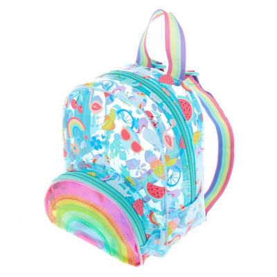 New rainbow backpack mini bag cartoon girl bag love bag
