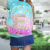 Girls color cylinder backpack primary school bag