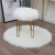 Plush round carpet floor mat imitation wool computer chair wool round carpet bedroom bedside blanket white blanket