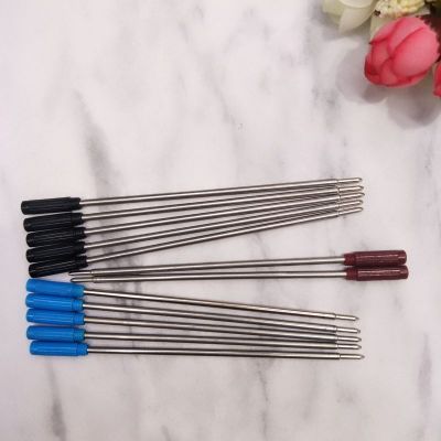 Wholesale Imported Ink 1.0mm Metal Ball Point Pen Core Metal Gao Shi Universal Pen Core Large Quantity Customizable Logo