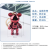 Cute Fashion New Style Violent Bear Metal Pendant Car Keychain Men and Women Couple's Bag Ornament Toy Doll