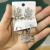 S925 silver needle electroplating 14K gold color anti-allergy micro zircon fashion pendant Korean earrings wholesale 008