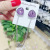 2019 New Crystal Triangle Fashion Brooch Chain Tassel Corsage Businese Suit Accessories Women's Clothing Decorative Button Double Collar Pin