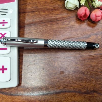 Carbon Fiber Ballpoint Pen Pin Signature Pen Business Gift Metal Advertising Neutral Ball Pen Office Pen Custom Logo