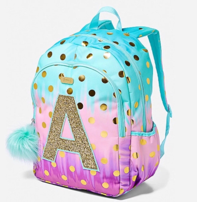 Girls color cylinder backpack primary school bag