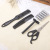 Supply two-sided knife hair cutting comb + flat comb knife head, 5 pieces of scissors set hair tools wholesale