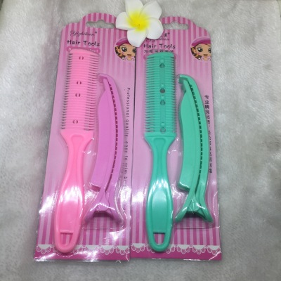 Eichiren hair comb and horizontal clip set with bangs