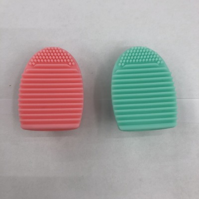 Ou xue thick silicone egg cleaner egg brush wash face brush wash makeup tools