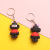 Cute Cartoon Antenna Doll Keychain Customizable PVC Flexible Glue Bag Charm Car Key Chain Factory Wholesale