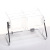 Transparent acrylic remote control storage box 360 degree rotation remote control storage box 6 boxes