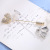 2017 New Korean Style Micro Inlaid Zircon Double Wing Butterfly Brooch Men and Women Straight Bar Brooch Pin Fashion Cardigan Shawl Buckle