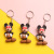 Soft Rubber Mickey Mouse Doll Keychain Car Pendant Student Bag Key Pendants Creative Gifts Wholesale